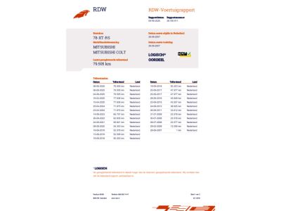 Mitsubishi Colt 1.3 Invite, 5 Drs, Lage km, APK 10-26