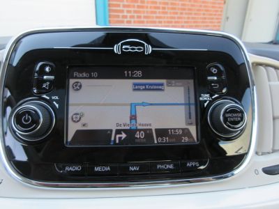 Fiat 500 0.9 TwinAir Turbo Lounge, Schuifdak, Airco, Navi, LM, APK 8-27