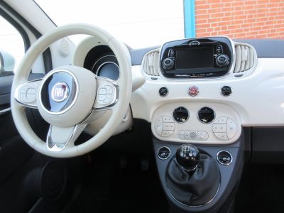 Fiat 500 0.9 TwinAir Turbo Lounge, Schuifdak, Airco, Navi, LM, APK 8-27
